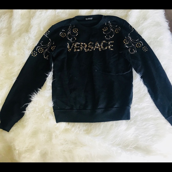 Versace logo embroidered Sweatshirt